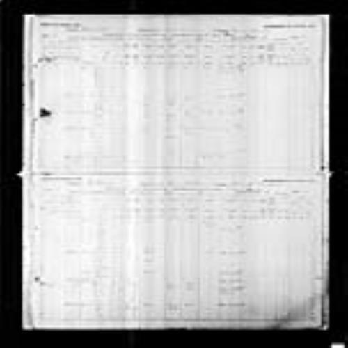Digitized page of Census of Canada, 1891, Page number 59-64, for John Allen