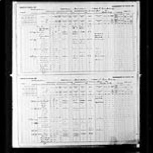 Digitized page of Census of Canada, 1891, Page number 33, 40, for Marshall Graham