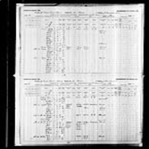 Digitized page of Census of Canada, 1891, Page number 30-31, for Rene Gallant