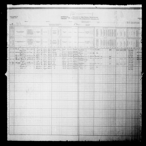 Digitized page of Census of Canada, 1911, Page number 39, for Robert L Borden