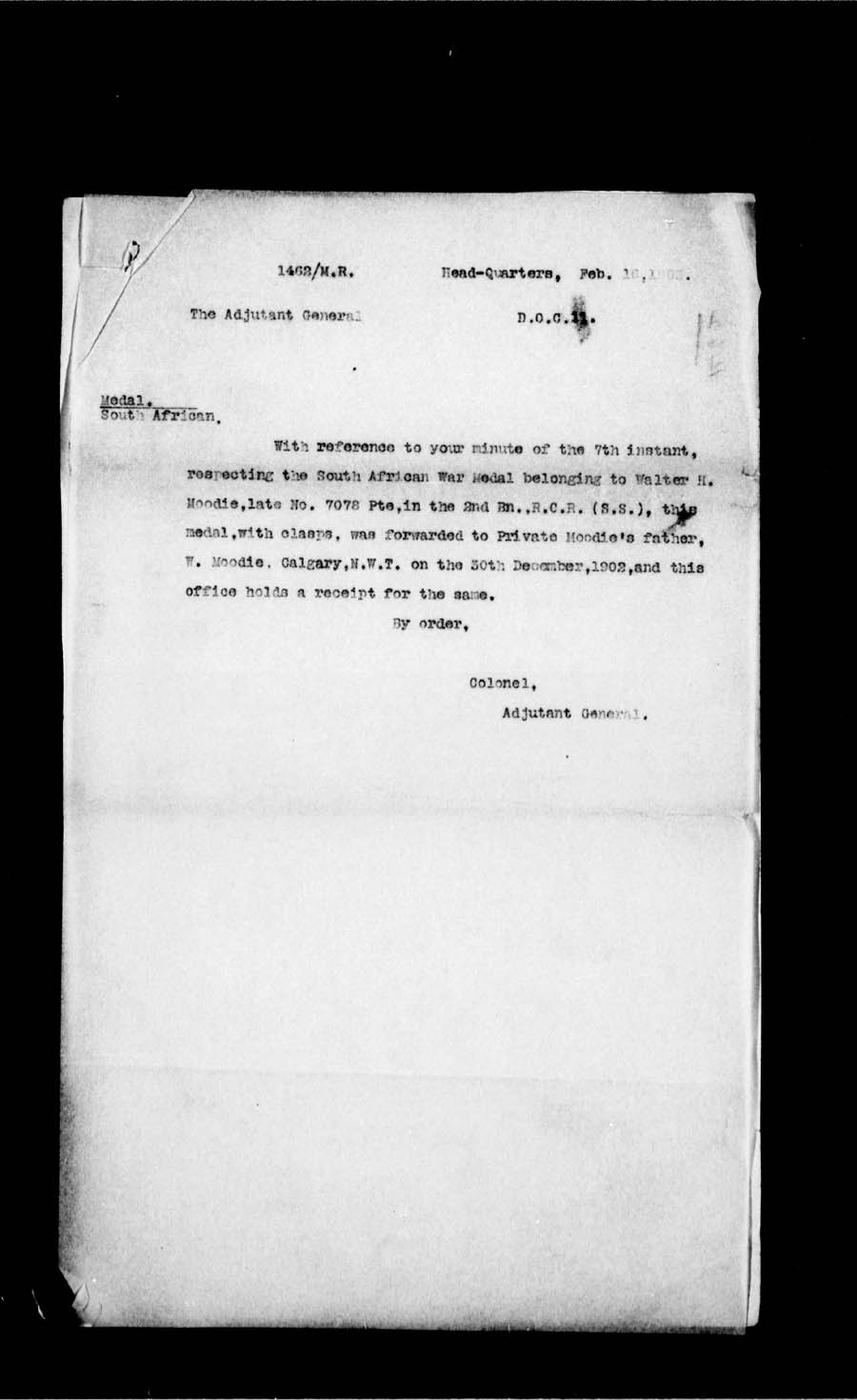 Page numérisé de Boer War pour l'image numéro: e002186728