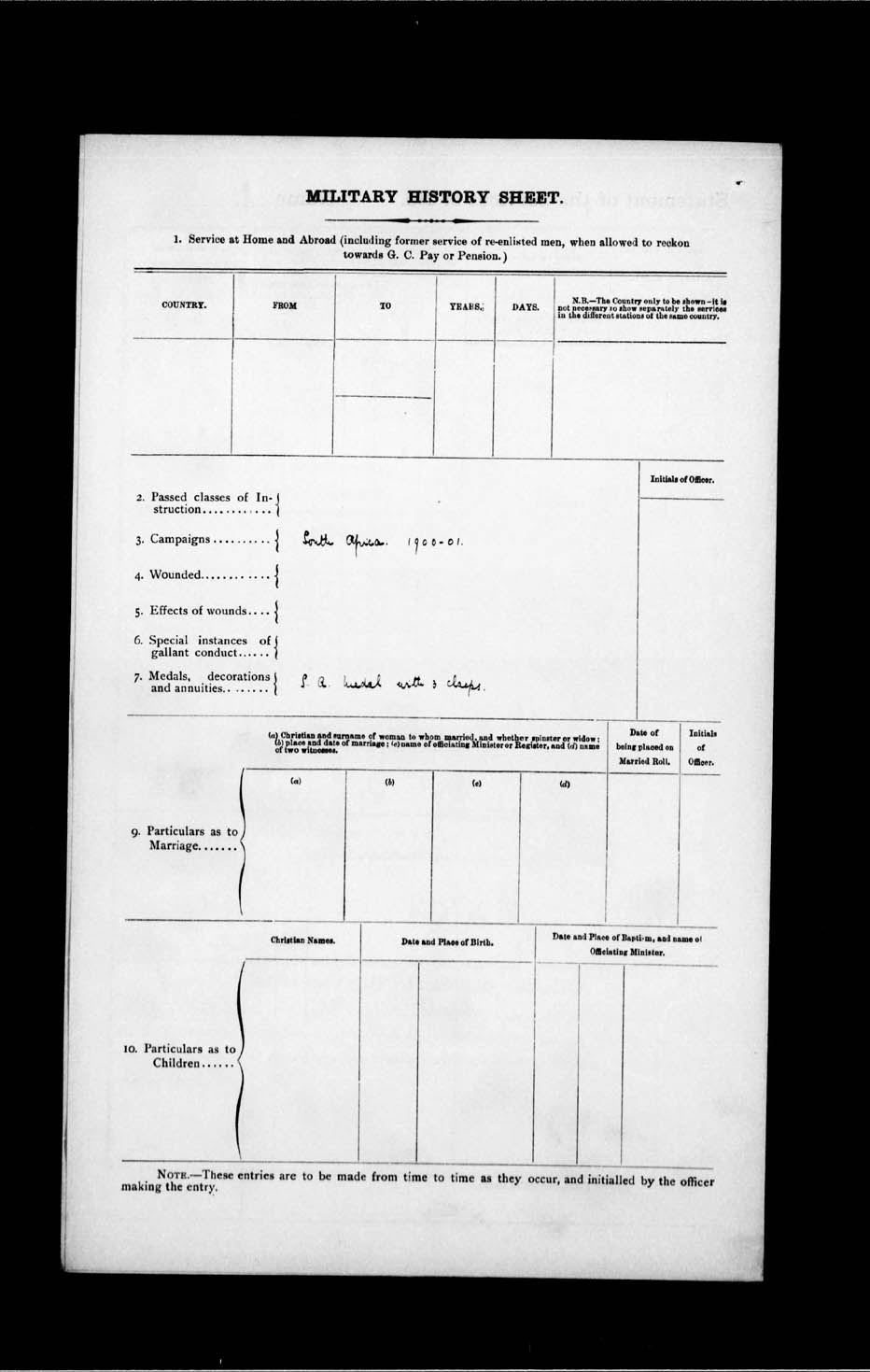 Digitized page of Boer War for Image No.: e002198307