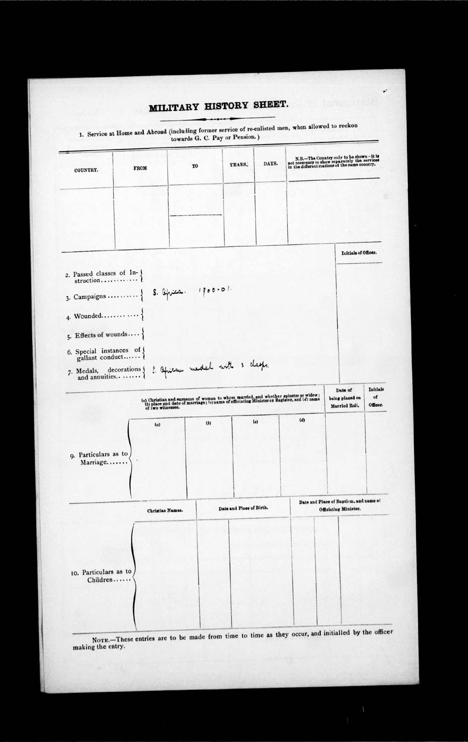 Digitized page of Boer War for Image No.: e002198319