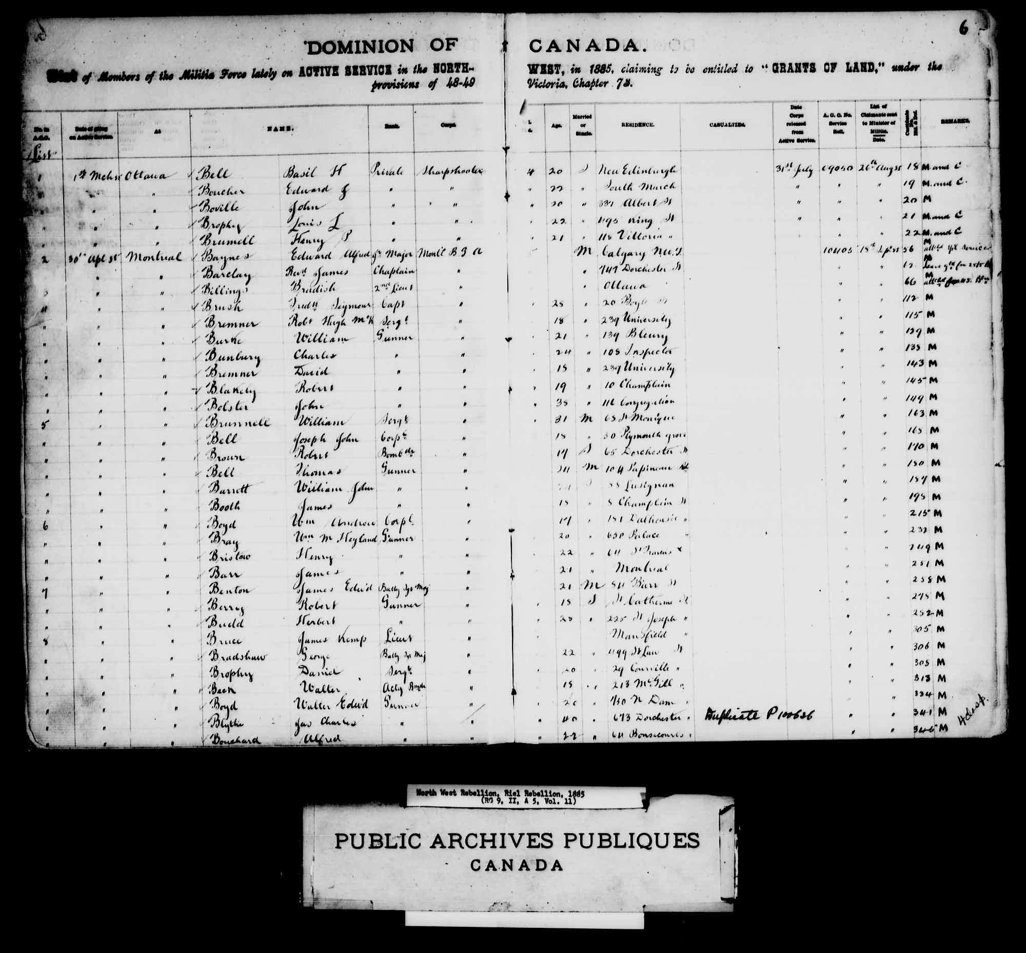 Digitized page of Medals, Honours and Awards for Image No.: e008683596