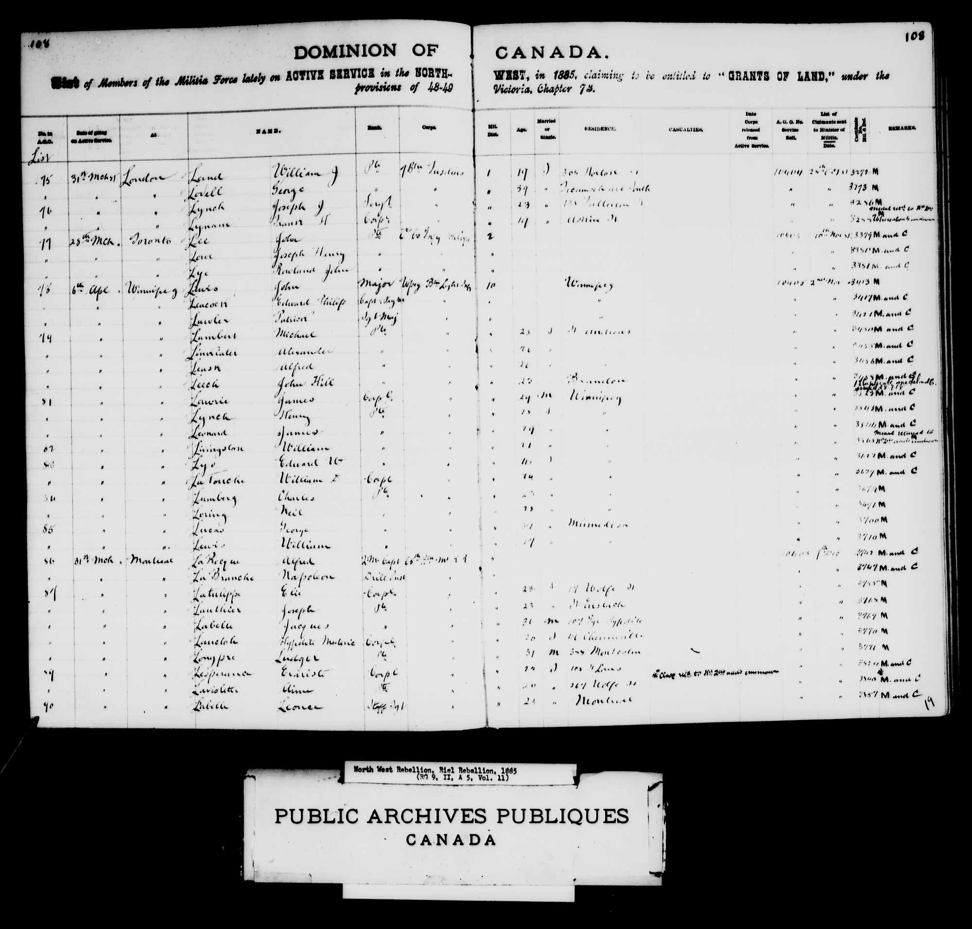 Digitized page of Medals, Honours and Awards for Image No.: e008683678