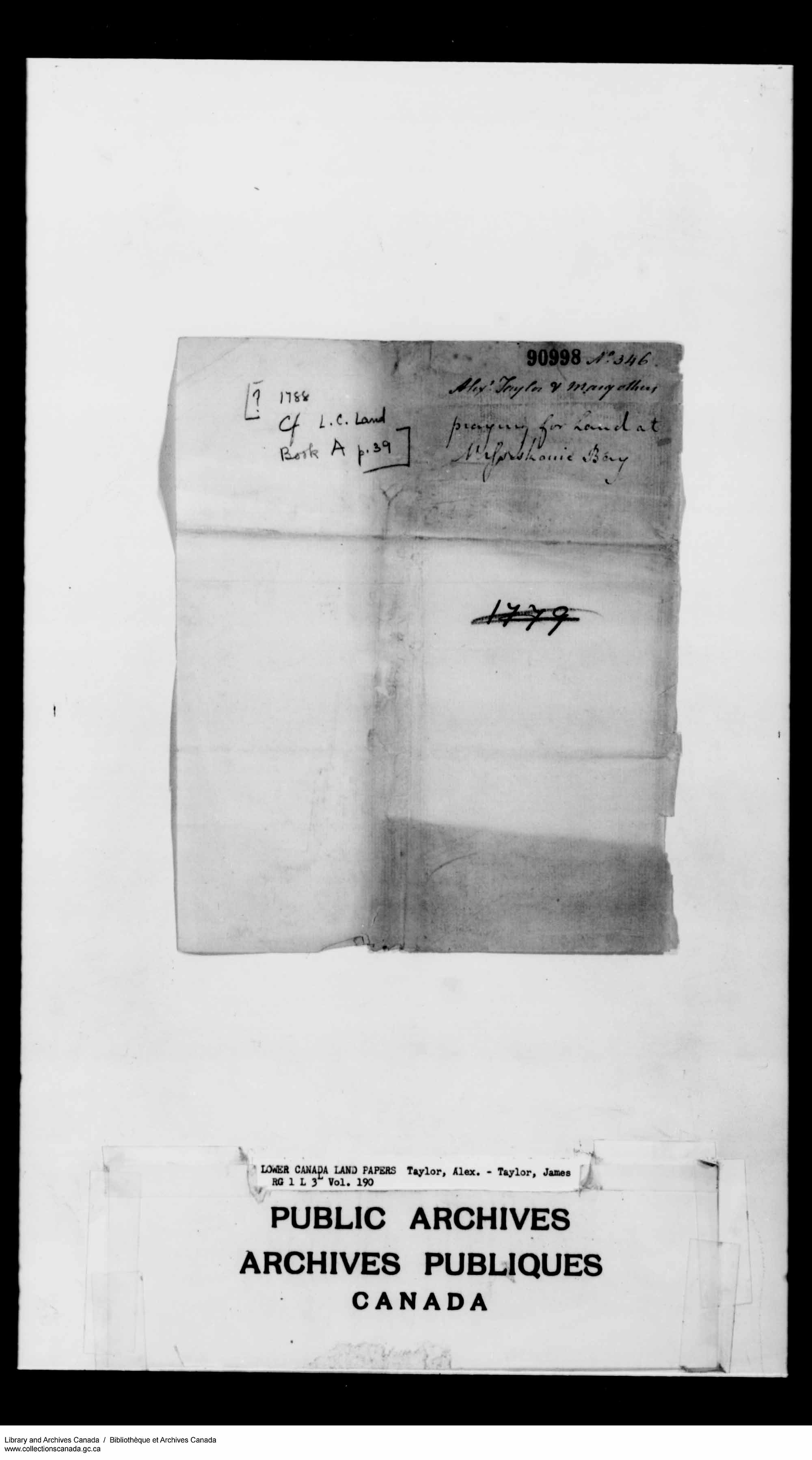Digitized page of  for Image No.: e008738182