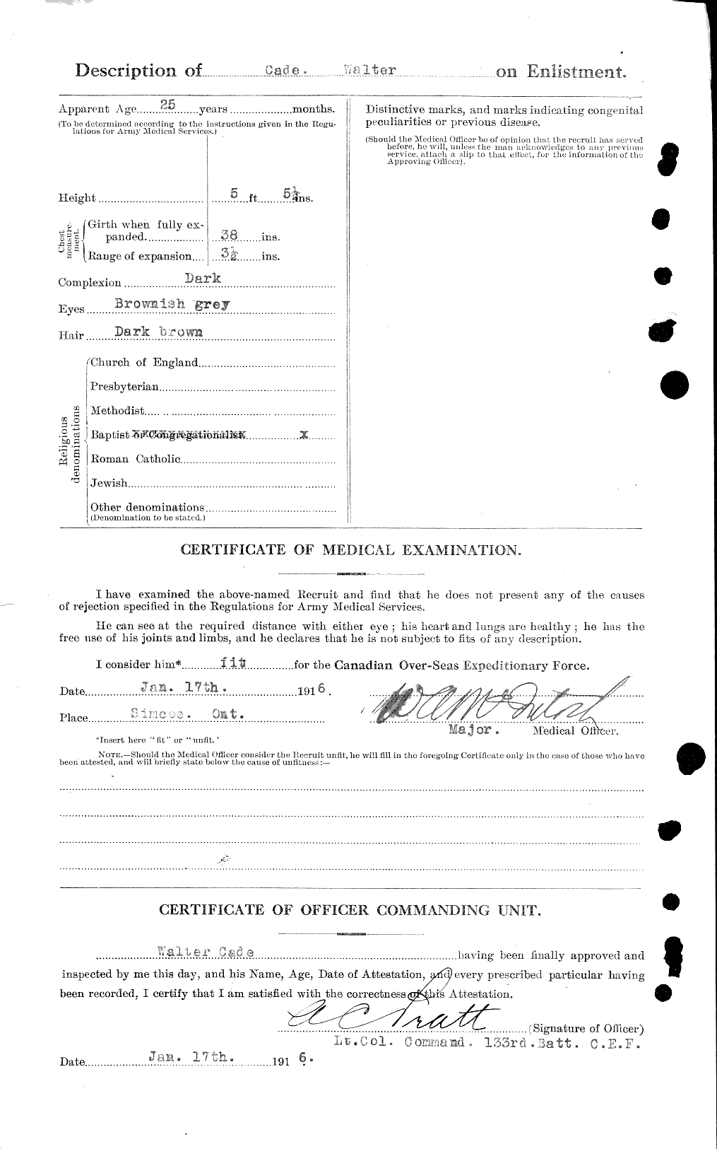 Personnel Records of the First World War - CEF 000113b