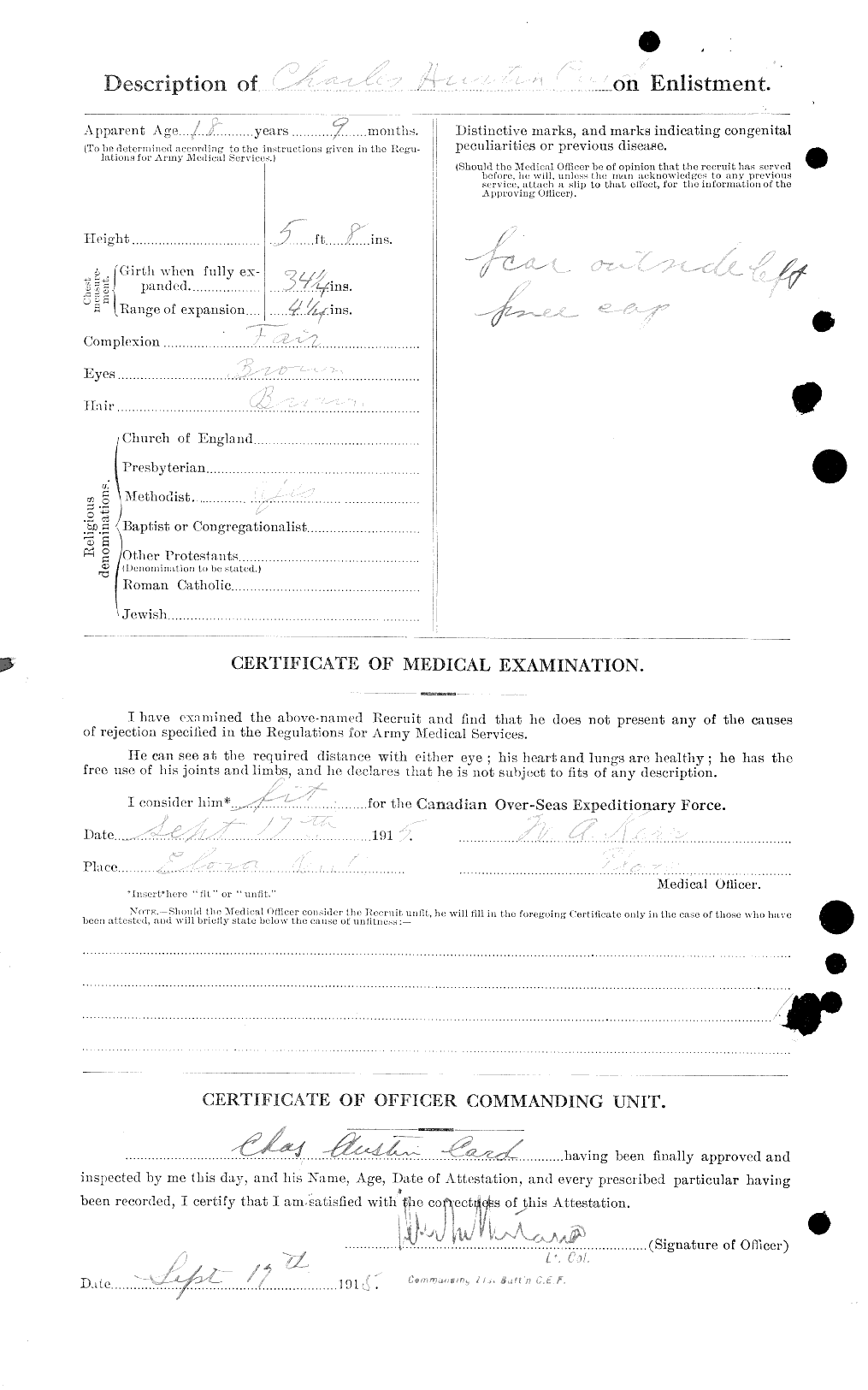 Personnel Records of the First World War - CEF 003070b