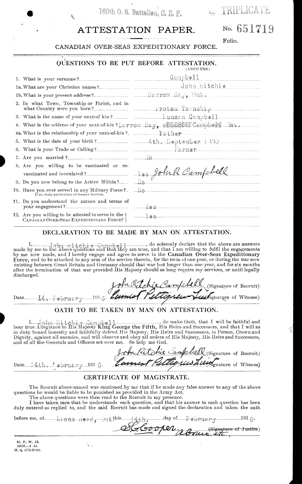 Personnel Records of the First World War - CEF 003777a