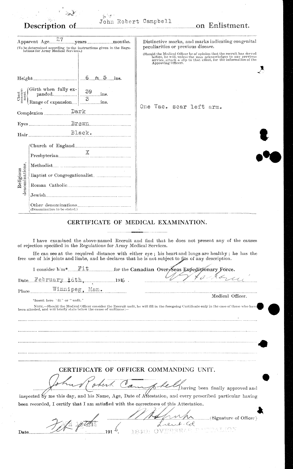 Personnel Records of the First World War - CEF 003779b