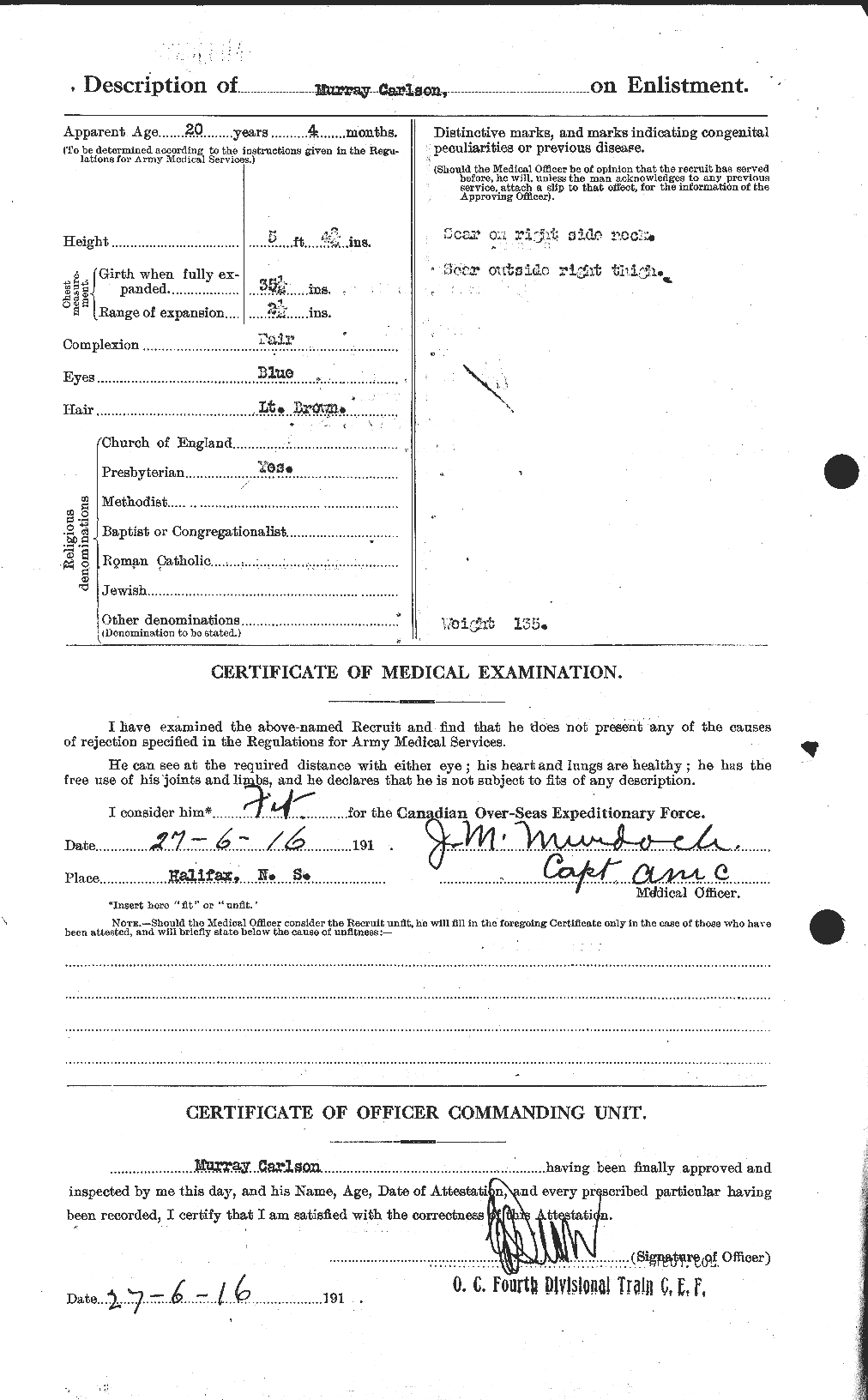 Personnel Records of the First World War - CEF 004577b