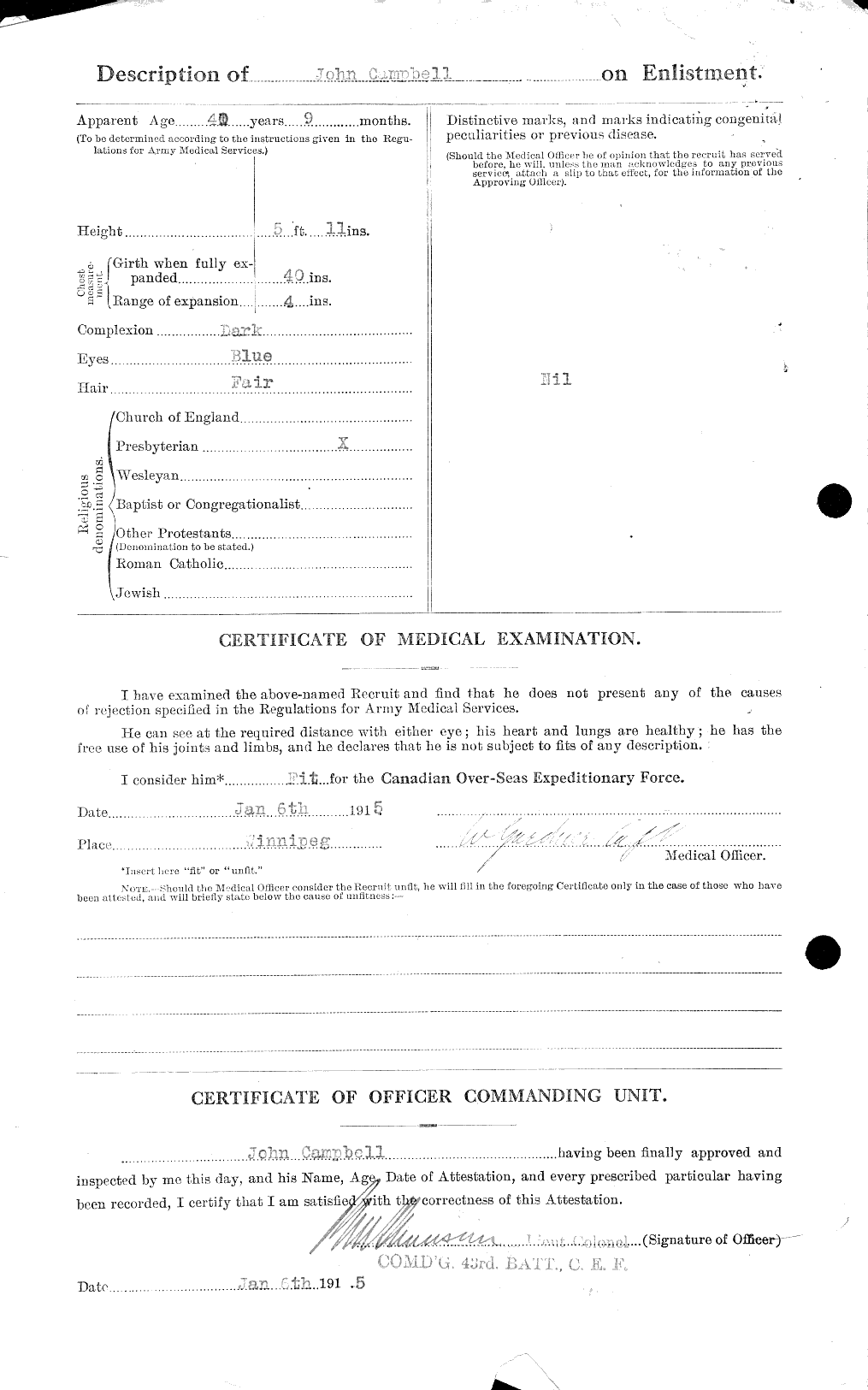 Personnel Records of the First World War - CEF 006829b