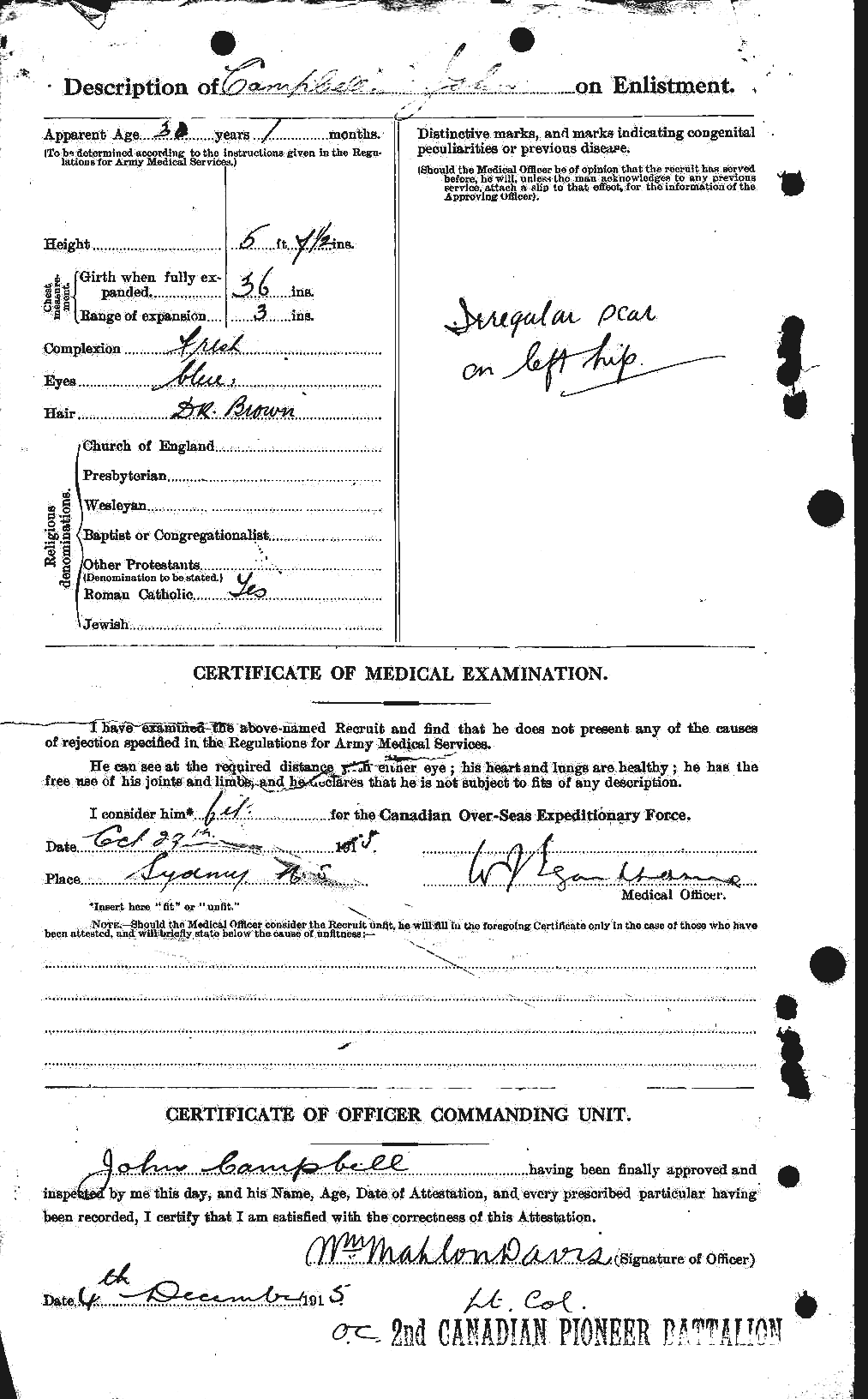Personnel Records of the First World War - CEF 006848b