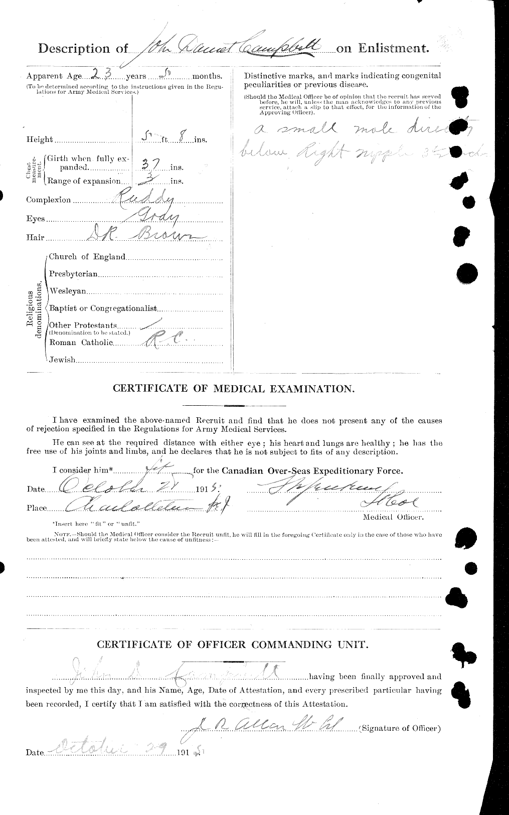 Personnel Records of the First World War - CEF 006889b