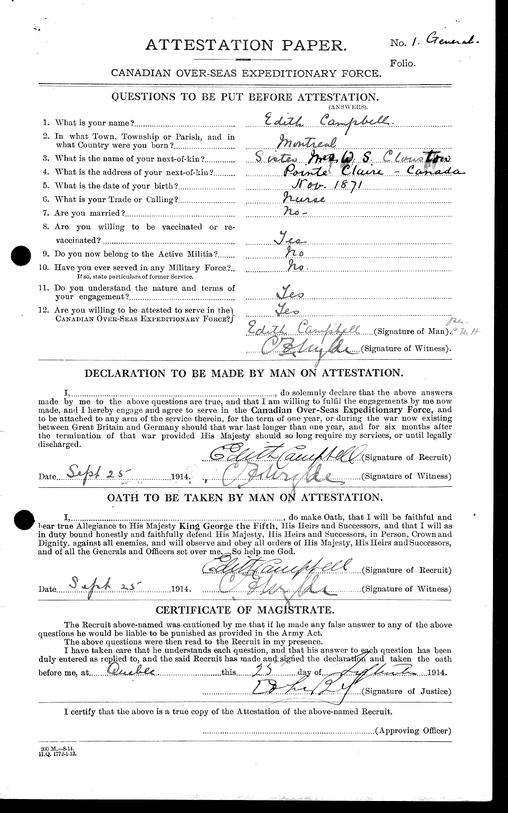 Personnel Records of the First World War - CEF 008246a