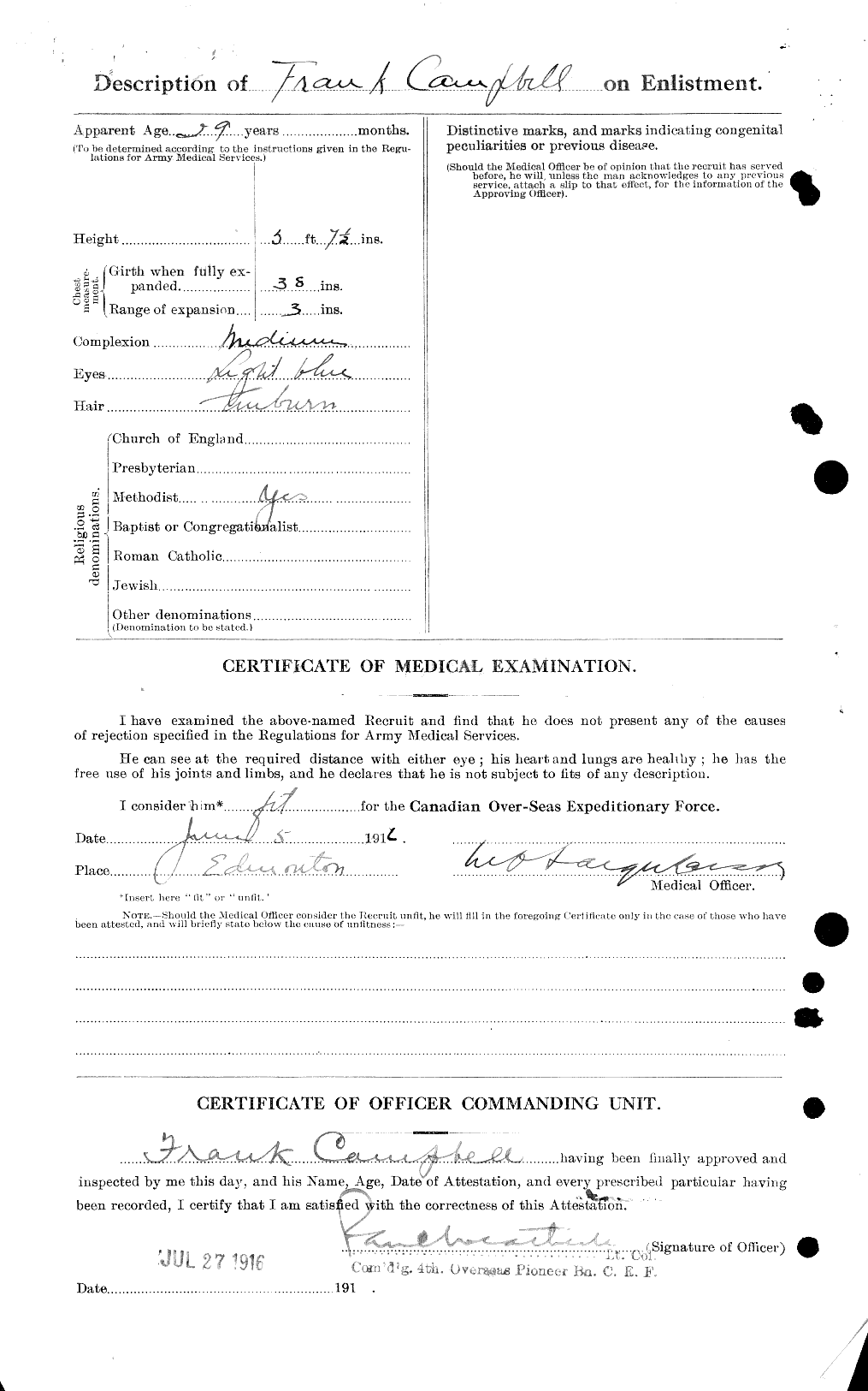 Personnel Records of the First World War - CEF 008273b