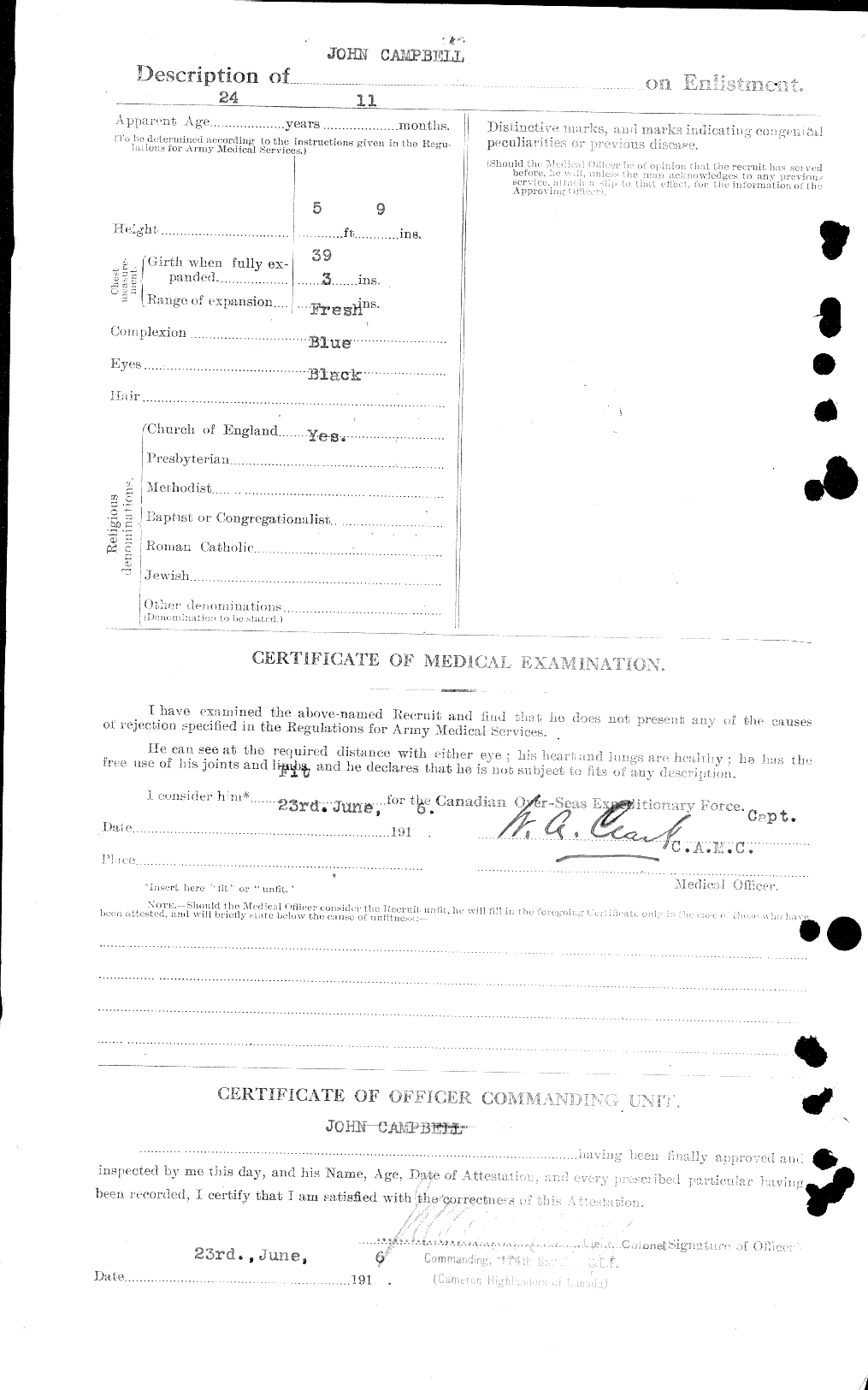 Personnel Records of the First World War - CEF 008449b