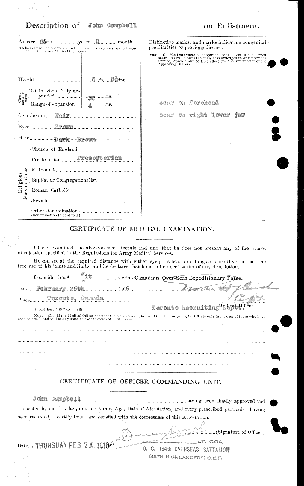 Personnel Records of the First World War - CEF 008459b