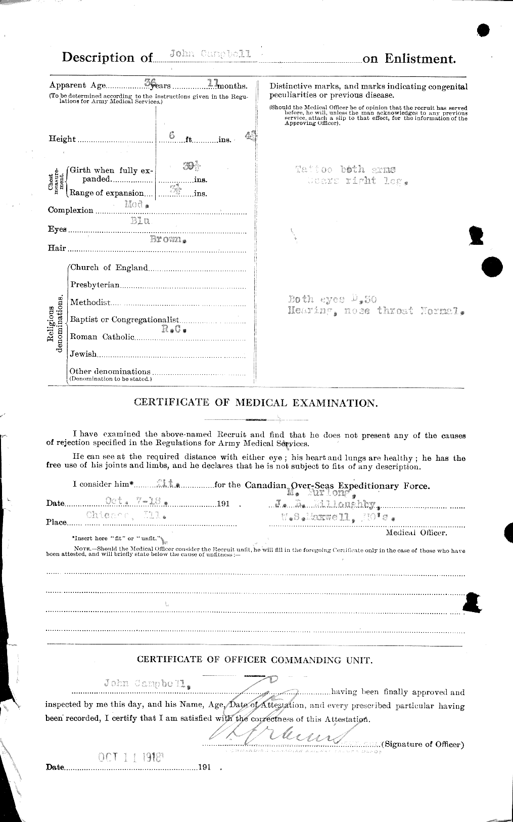 Personnel Records of the First World War - CEF 008488b