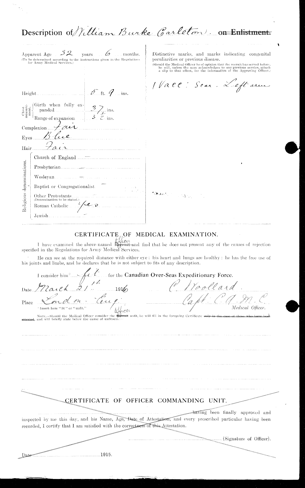 Personnel Records of the First World War - CEF 009588b