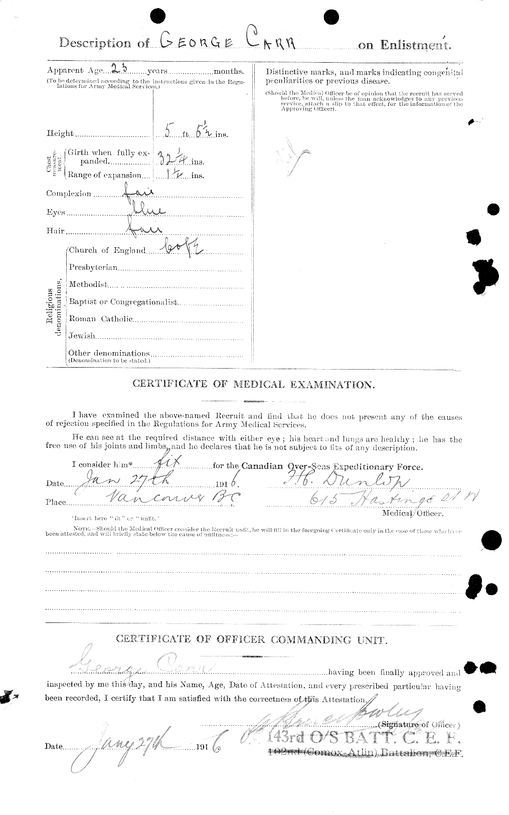 Personnel Records of the First World War - CEF 010284b