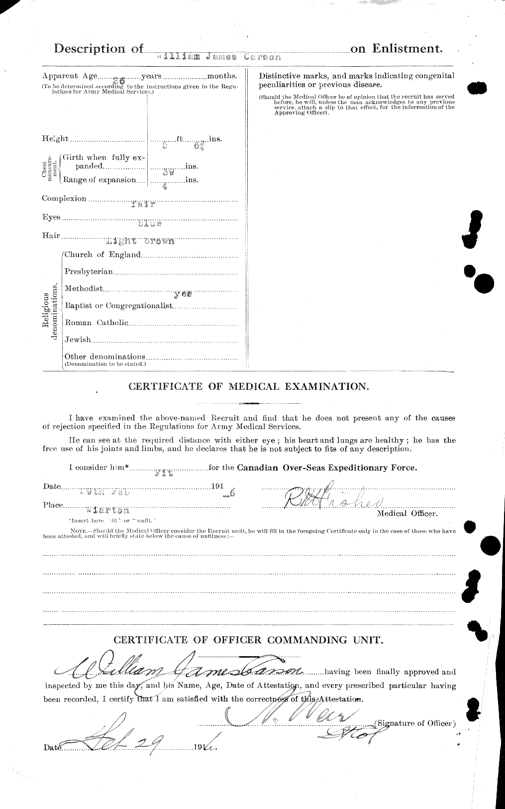 Personnel Records of the First World War - CEF 010873b