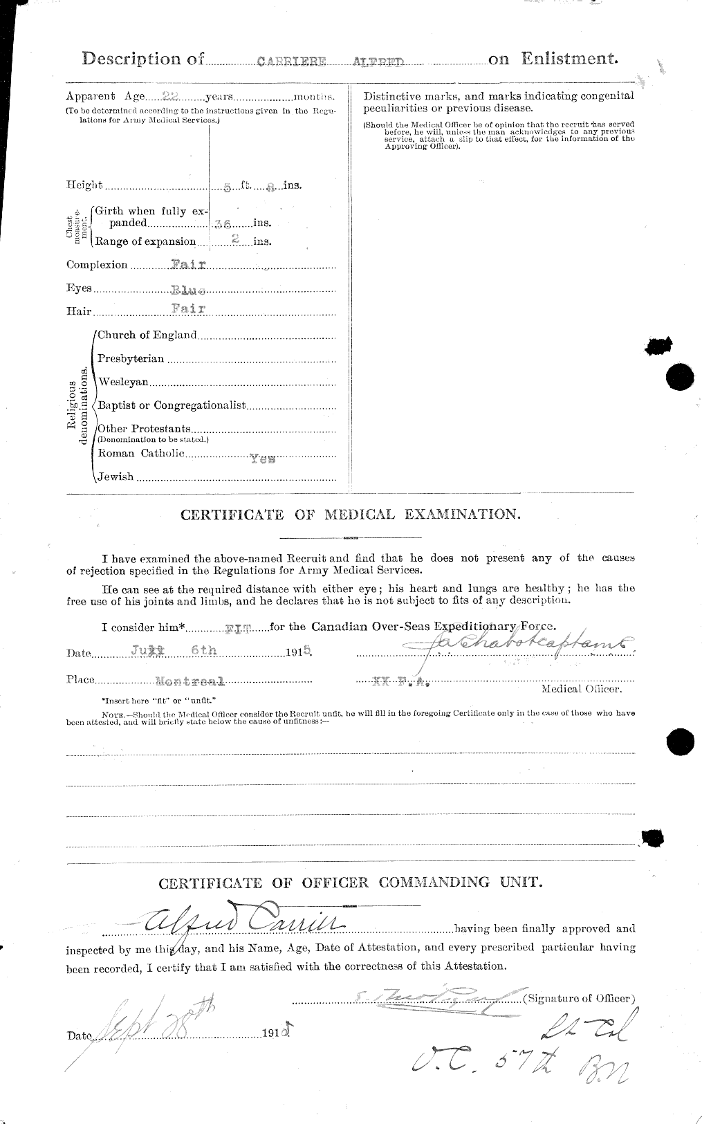 Personnel Records of the First World War - CEF 011344b