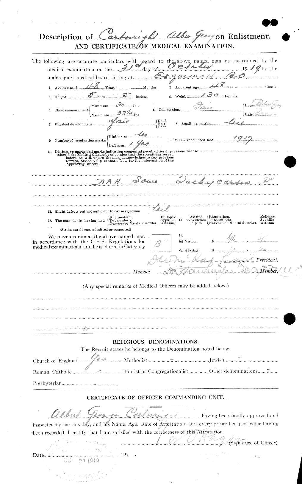 Personnel Records of the First World War - CEF 011547b