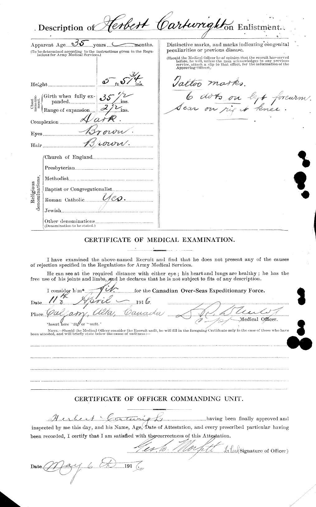 Personnel Records of the First World War - CEF 011589b