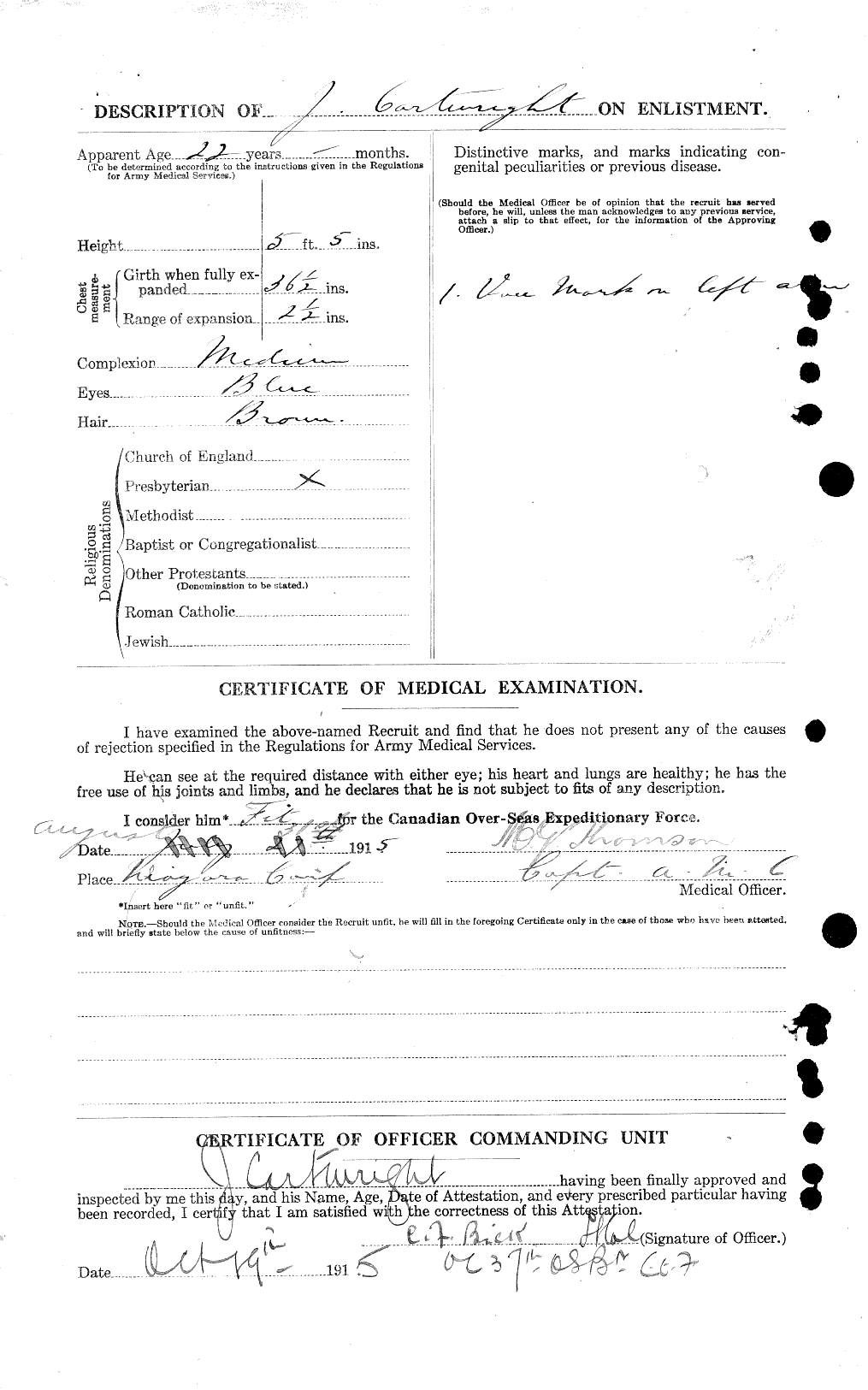 Personnel Records of the First World War - CEF 011593b