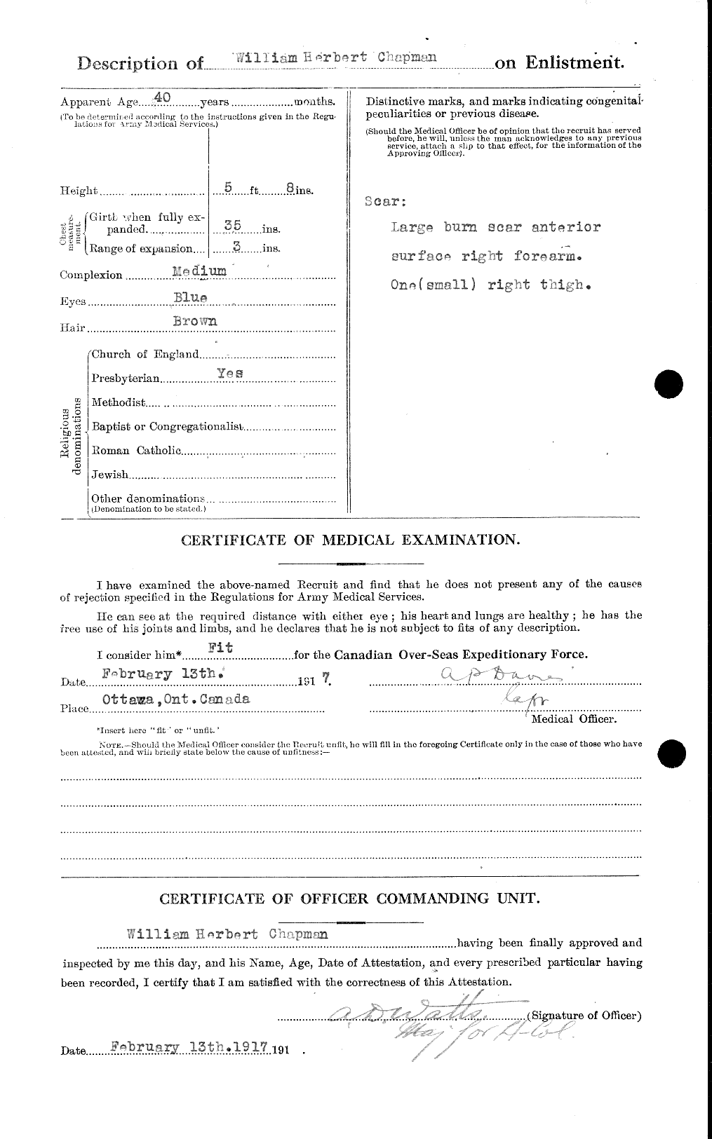 Personnel Records of the First World War - CEF 014861d