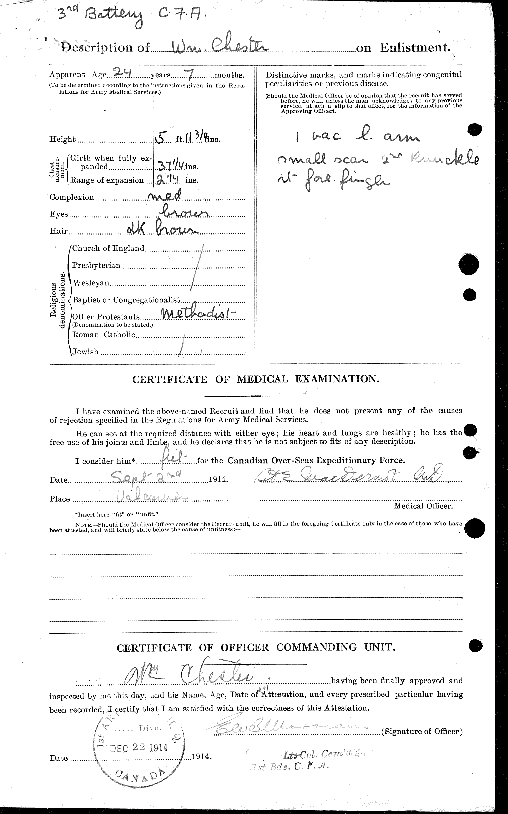 Personnel Records of the First World War - CEF 017737b