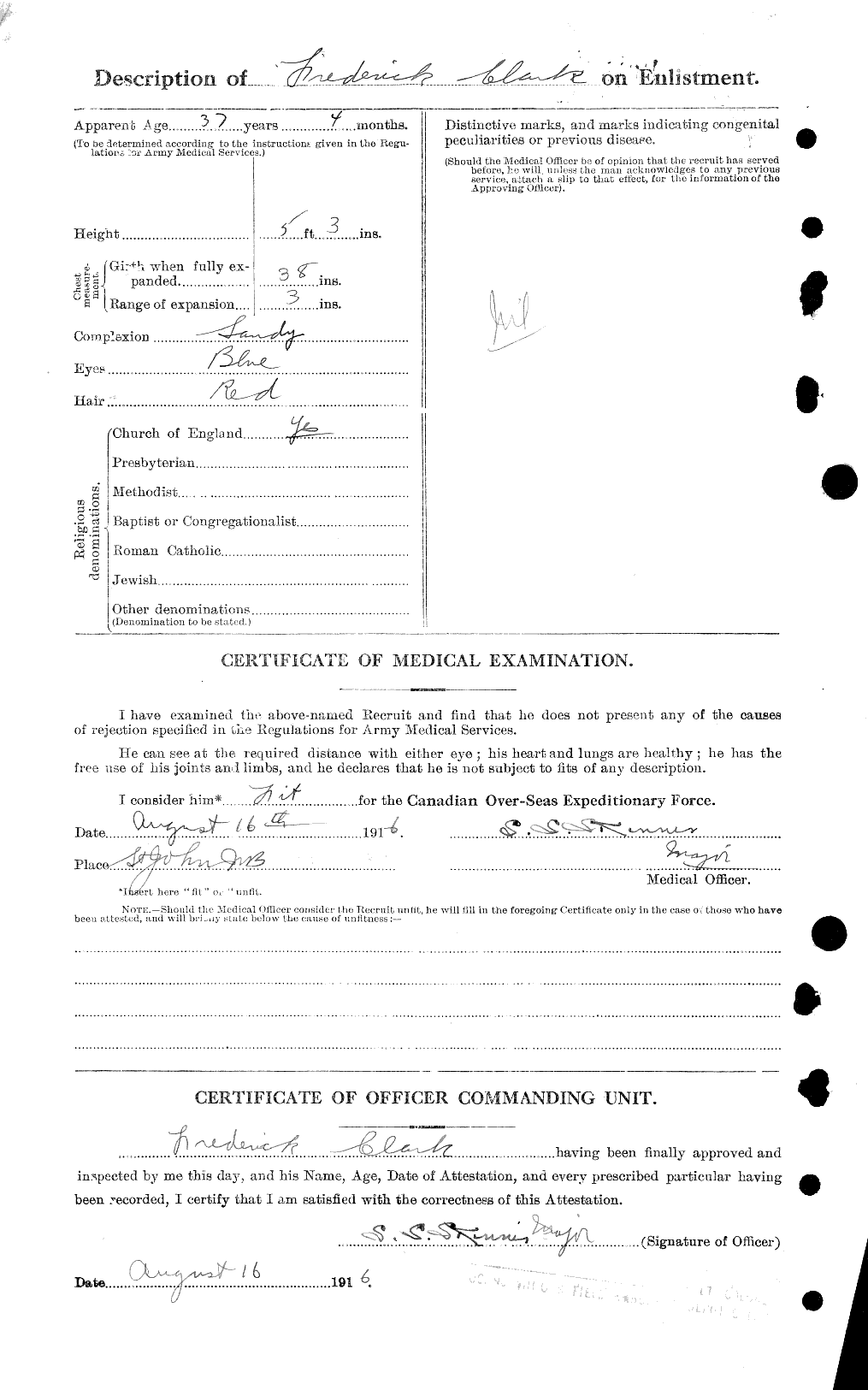 Personnel Records of the First World War - CEF 020936b