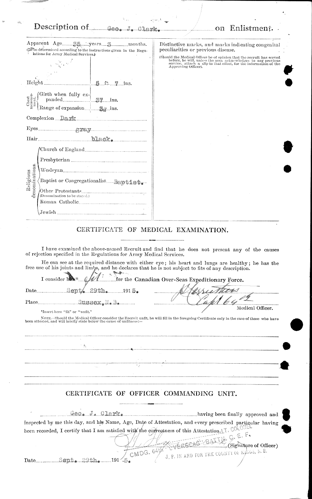 Personnel Records of the First World War - CEF 021083b