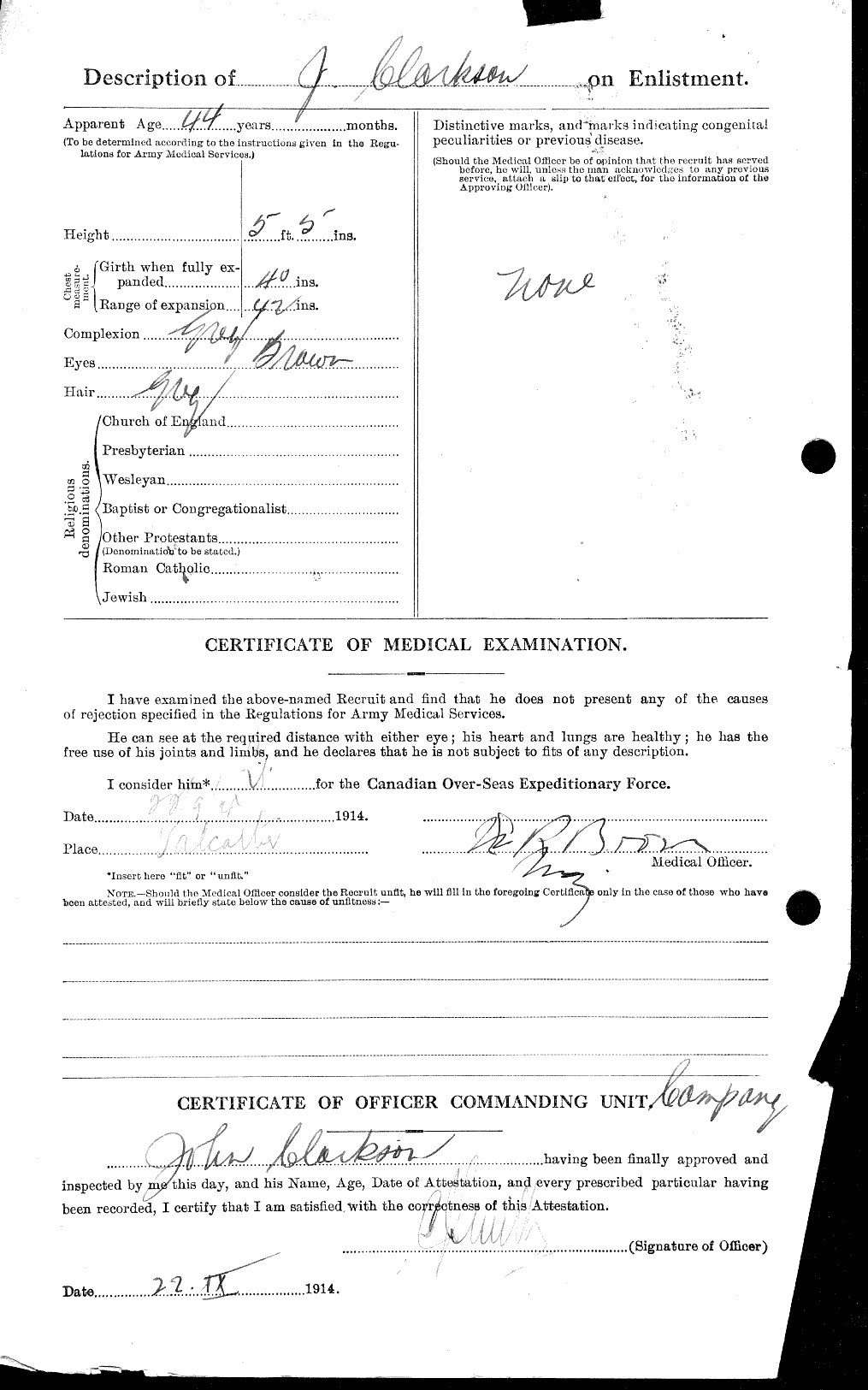 Personnel Records of the First World War - CEF 021451d