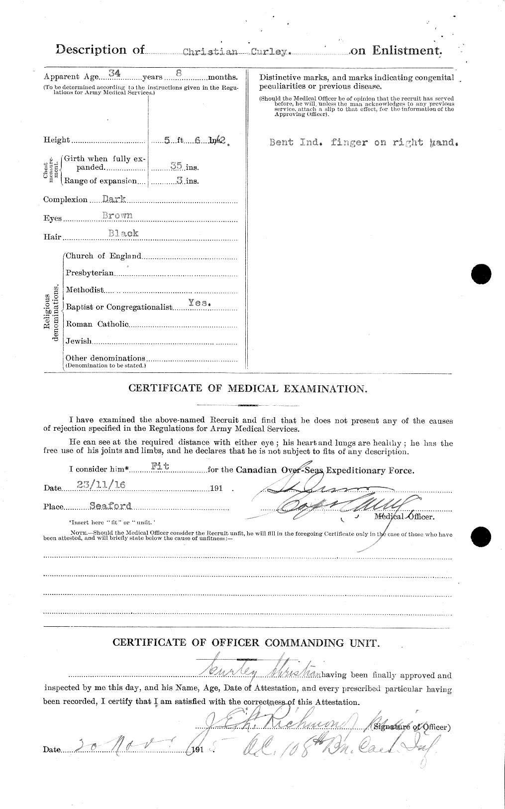 Personnel Records of the First World War - CEF 021657b