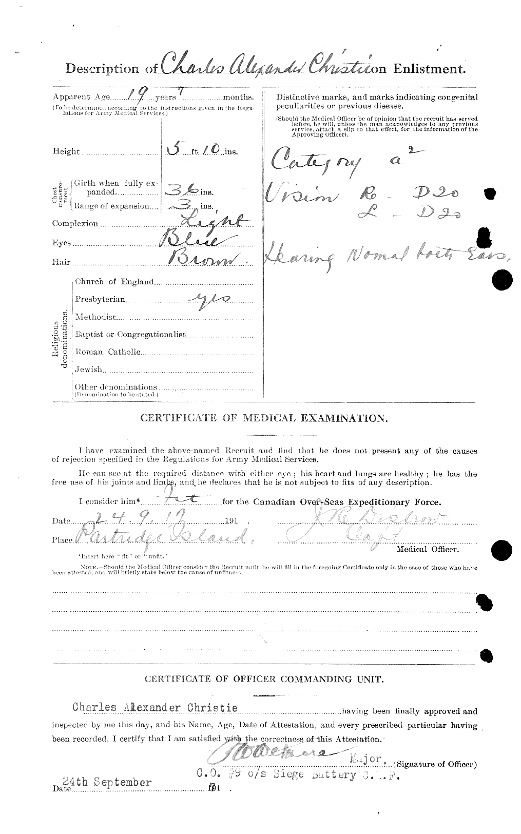 Personnel Records of the First World War - CEF 021891b
