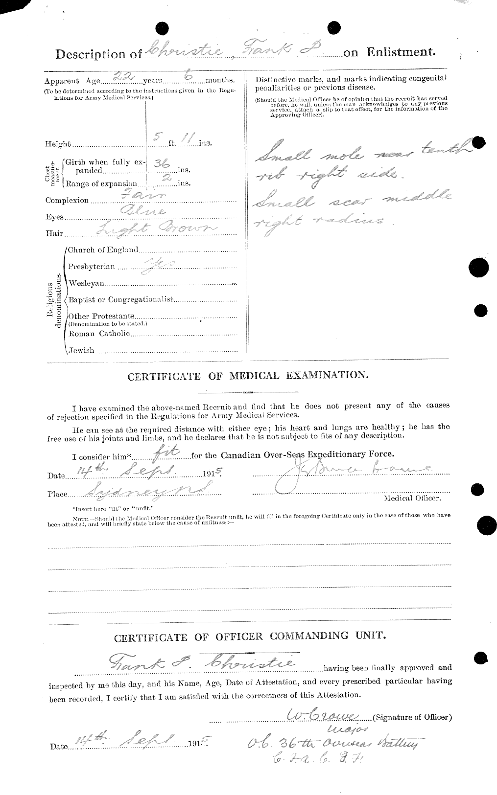 Personnel Records of the First World War - CEF 021926b