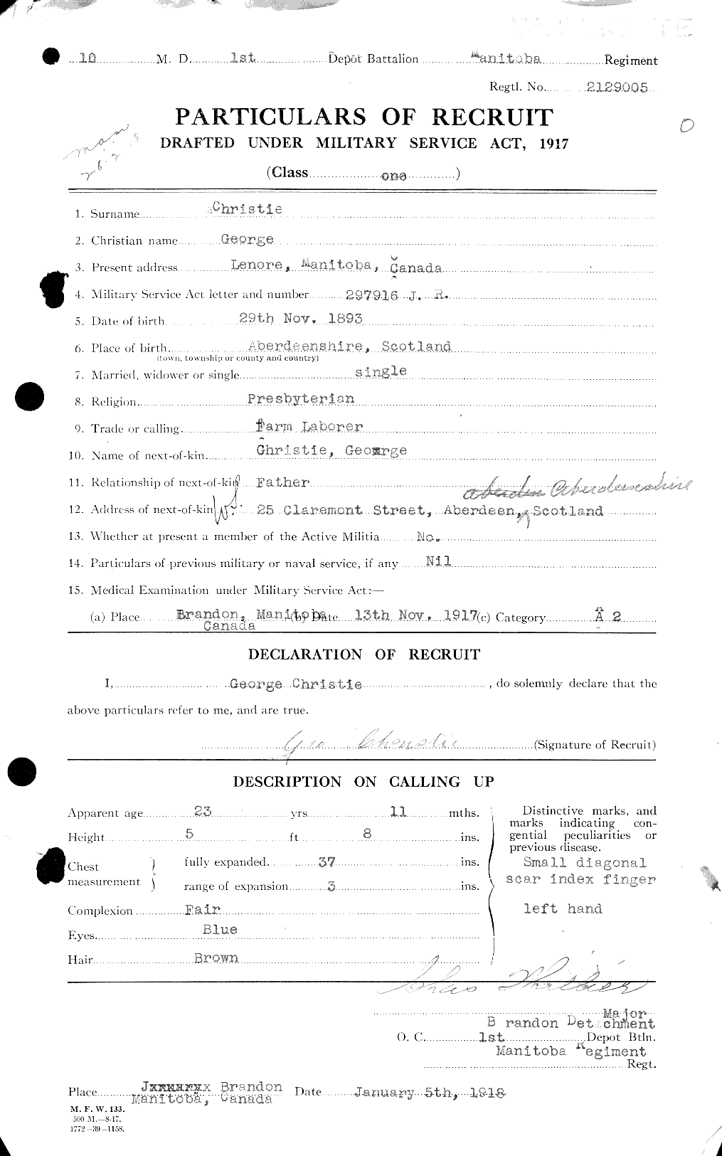 Personnel Records of the First World War - CEF 021941a