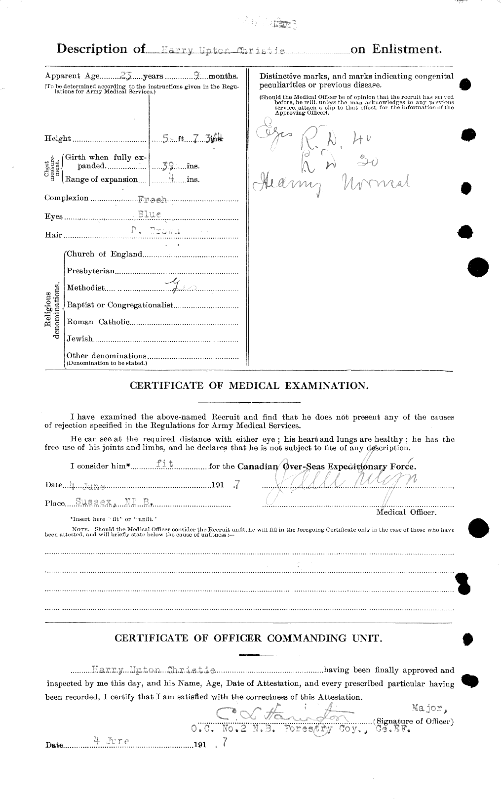 Personnel Records of the First World War - CEF 021959b