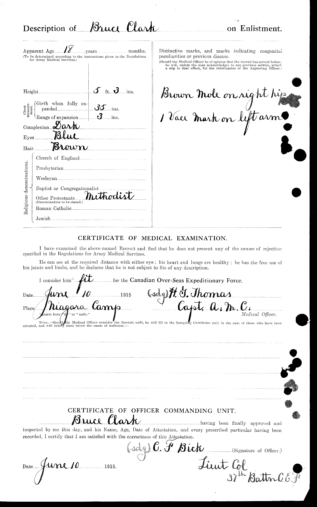 Personnel Records of the First World War - CEF 023072b