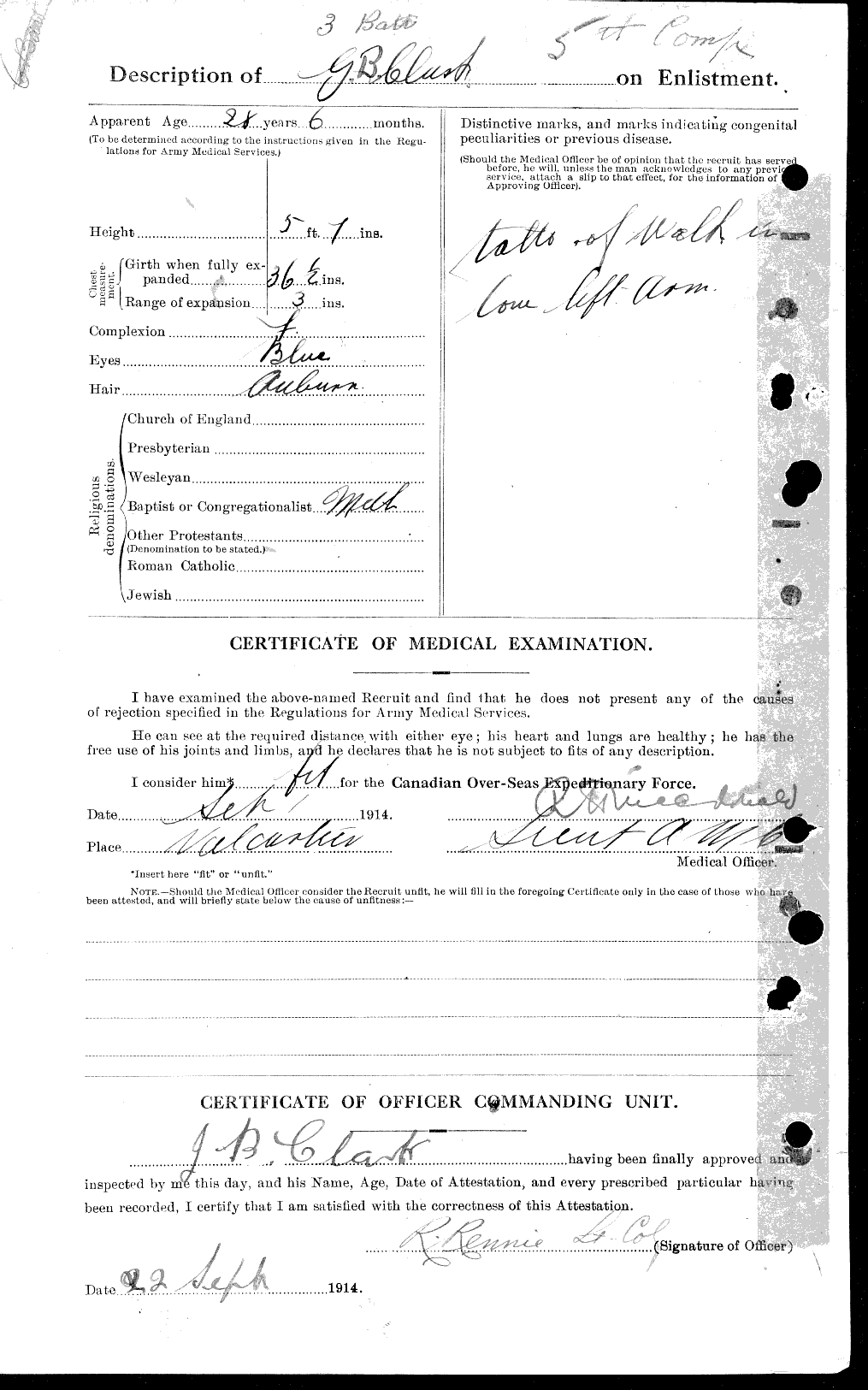 Personnel Records of the First World War - CEF 023178b