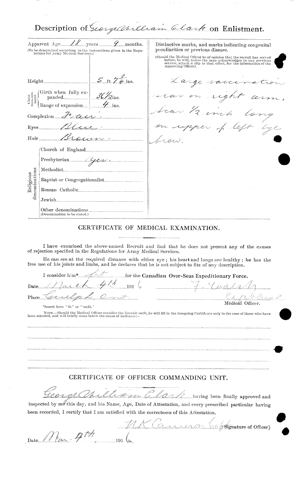 Personnel Records of the First World War - CEF 023209b