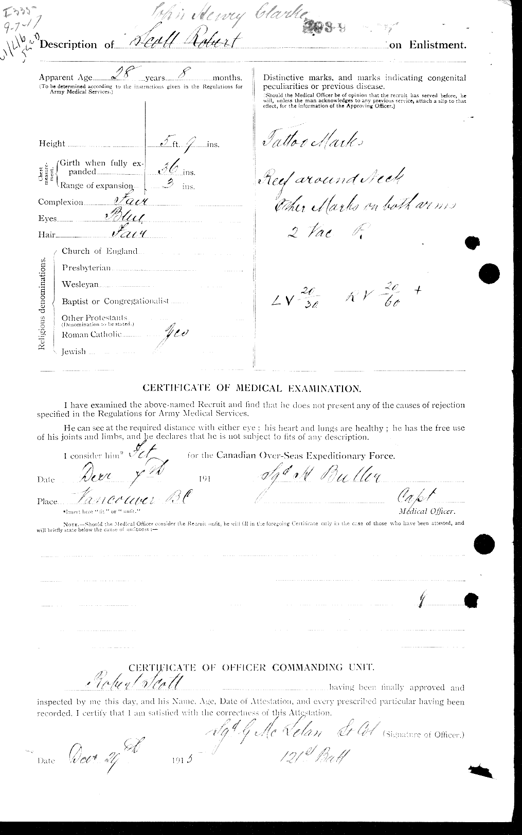 Personnel Records of the First World War - CEF 024383b