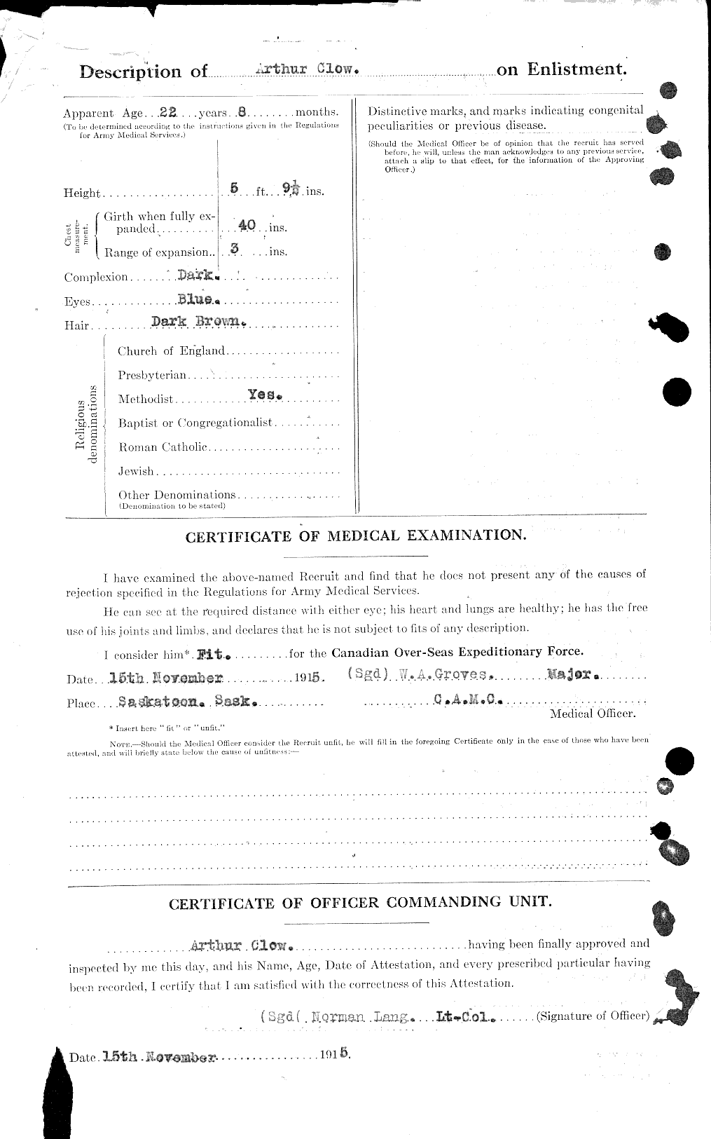 Personnel Records of the First World War - CEF 025571b