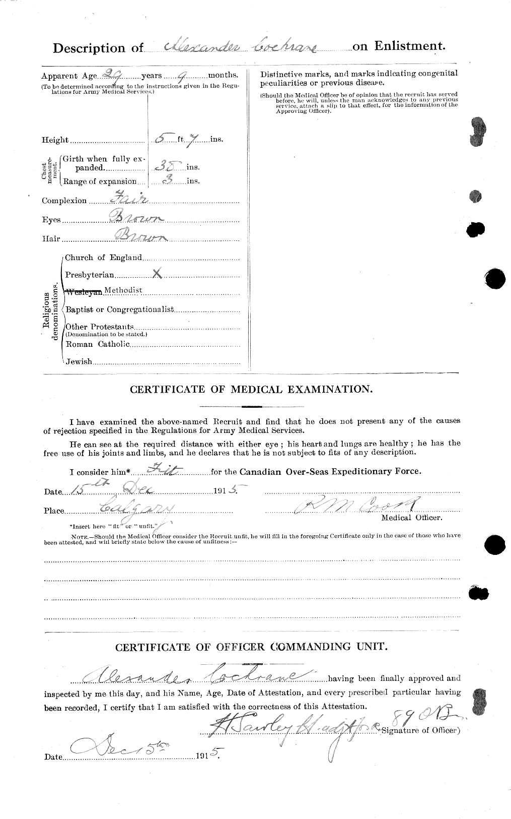 Personnel Records of the First World War - CEF 025818b