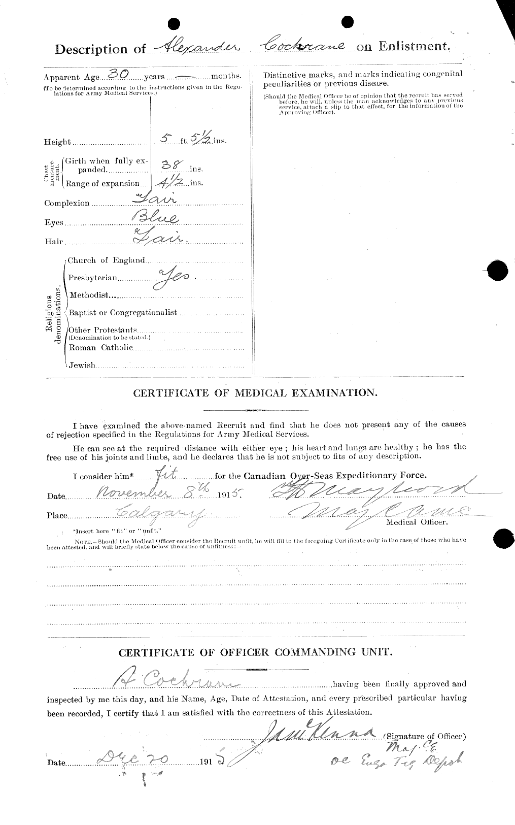 Personnel Records of the First World War - CEF 025821b