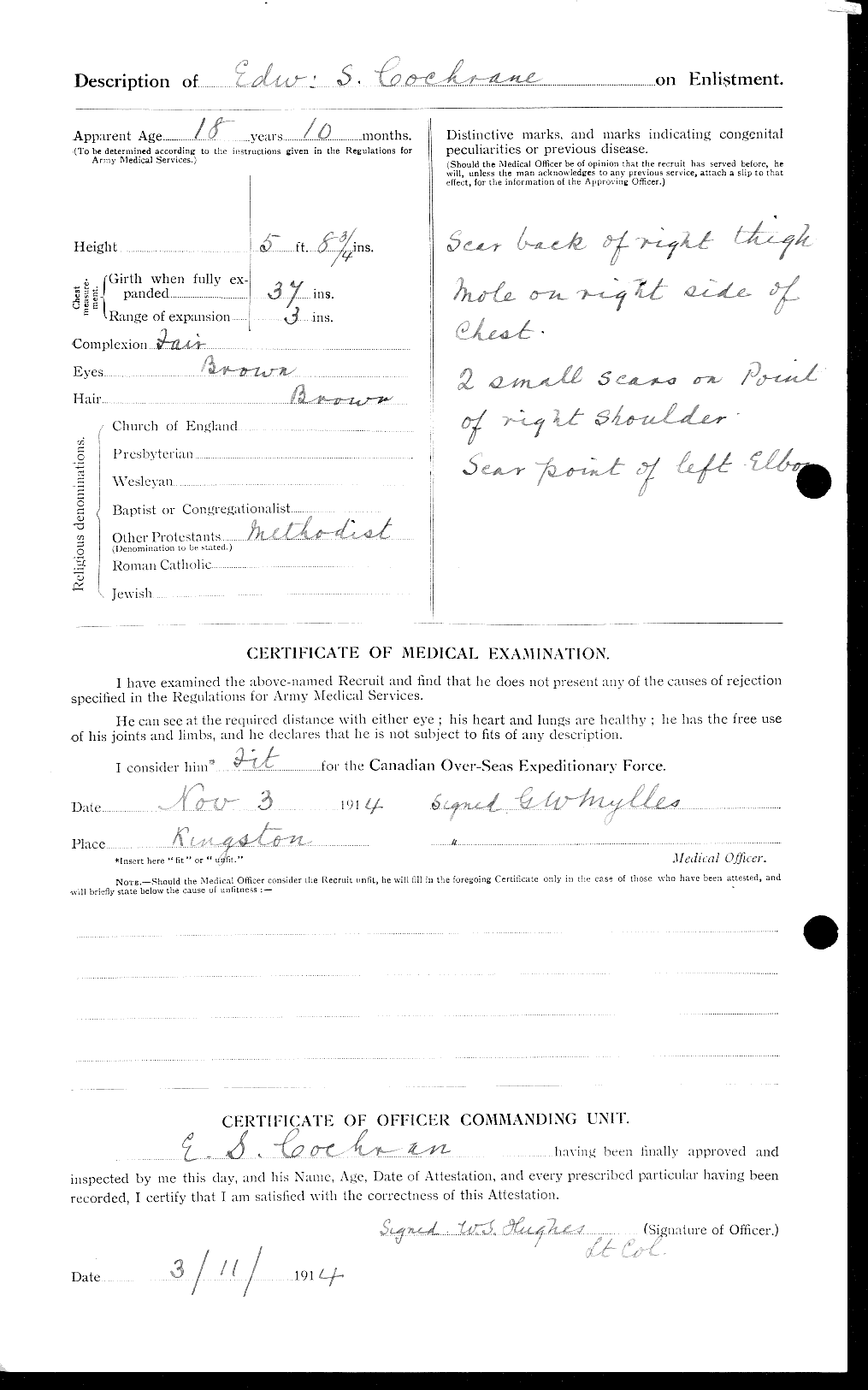 Personnel Records of the First World War - CEF 026333b