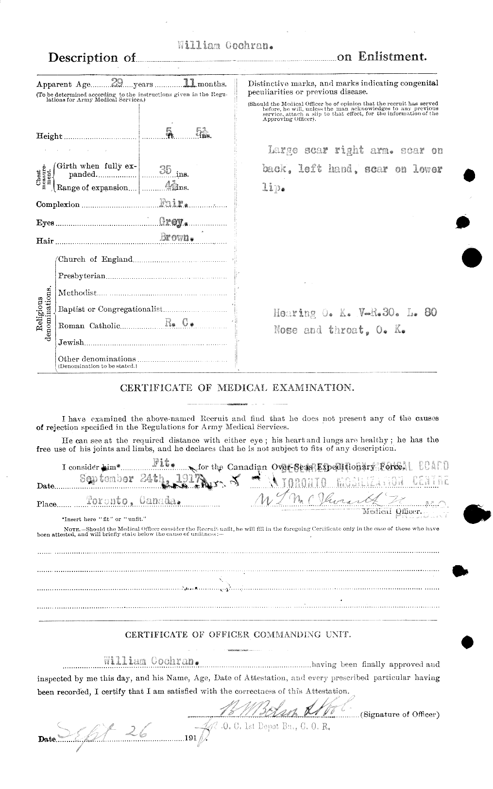 Personnel Records of the First World War - CEF 026498b