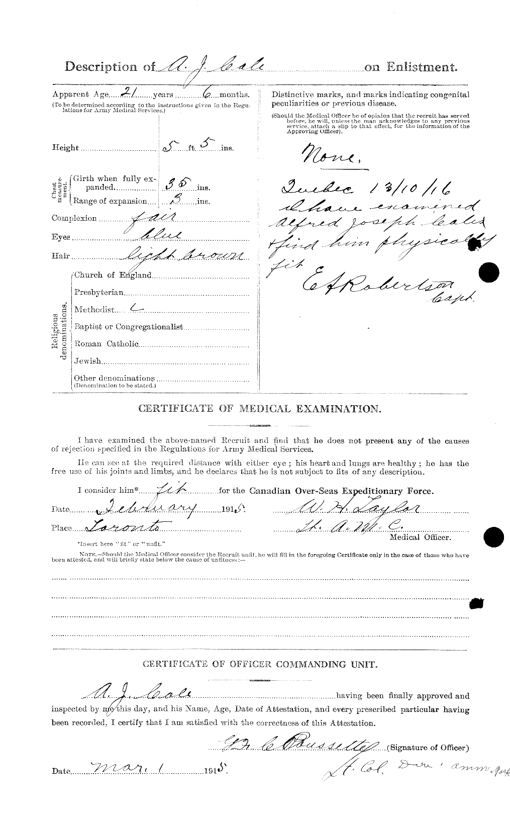 Personnel Records of the First World War - CEF 027586b